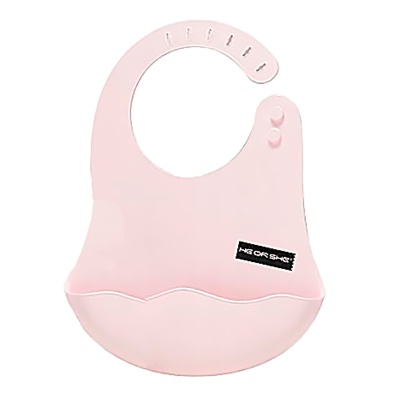 Нагрудник для кормления из силикона HOS-02-011 (P) 1